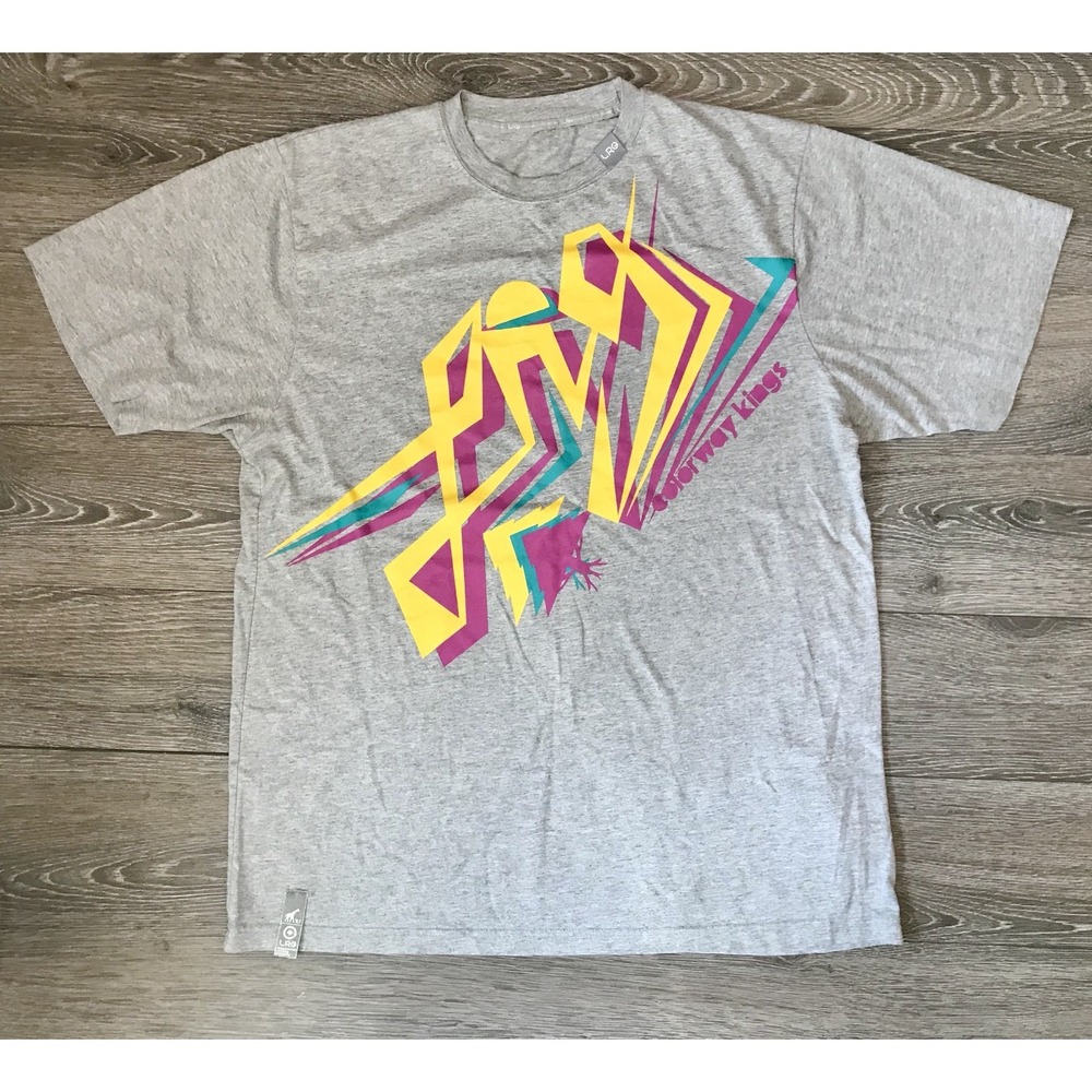 LRG Lifted Research Group Bum Rush The Tee T-Shirt Colorway Kings Gray Mens Rare